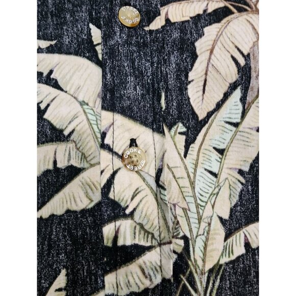 RARE Vintage Cooke Street Mens L Hawaiian Shirt Banana Tree Tropical Button Down - Picture 4 of 6